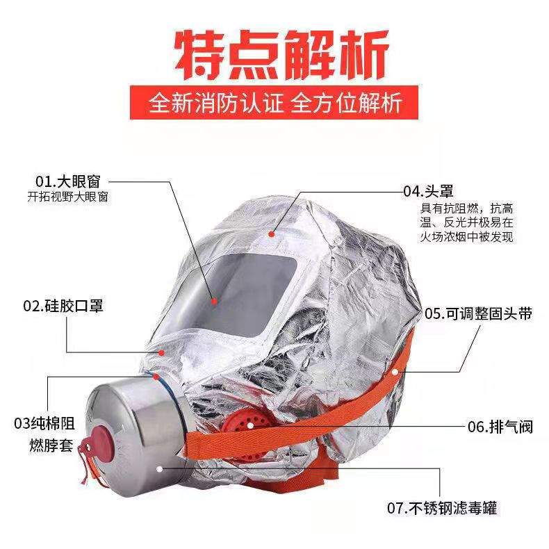 TZL30消防自救呼吸器防毒面具