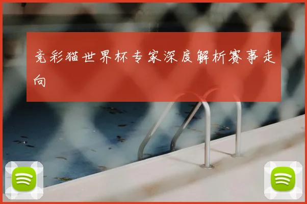 竞彩猫世界杯专家深度解析赛事走向