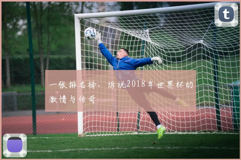 一张排名榜，诉说2018年世界杯的激情与传奇